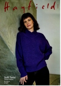 Knitting Pattern - Hayfield 10328 - Soft Twist DK - Ladies Sweater